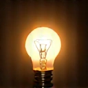 Icono de bombilla de energía